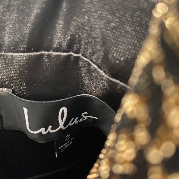 Lulu’s Animal Print Formal Dress V-neck Spaghetti Straps Women’s Size 2 NWT - Picture 7 of 9